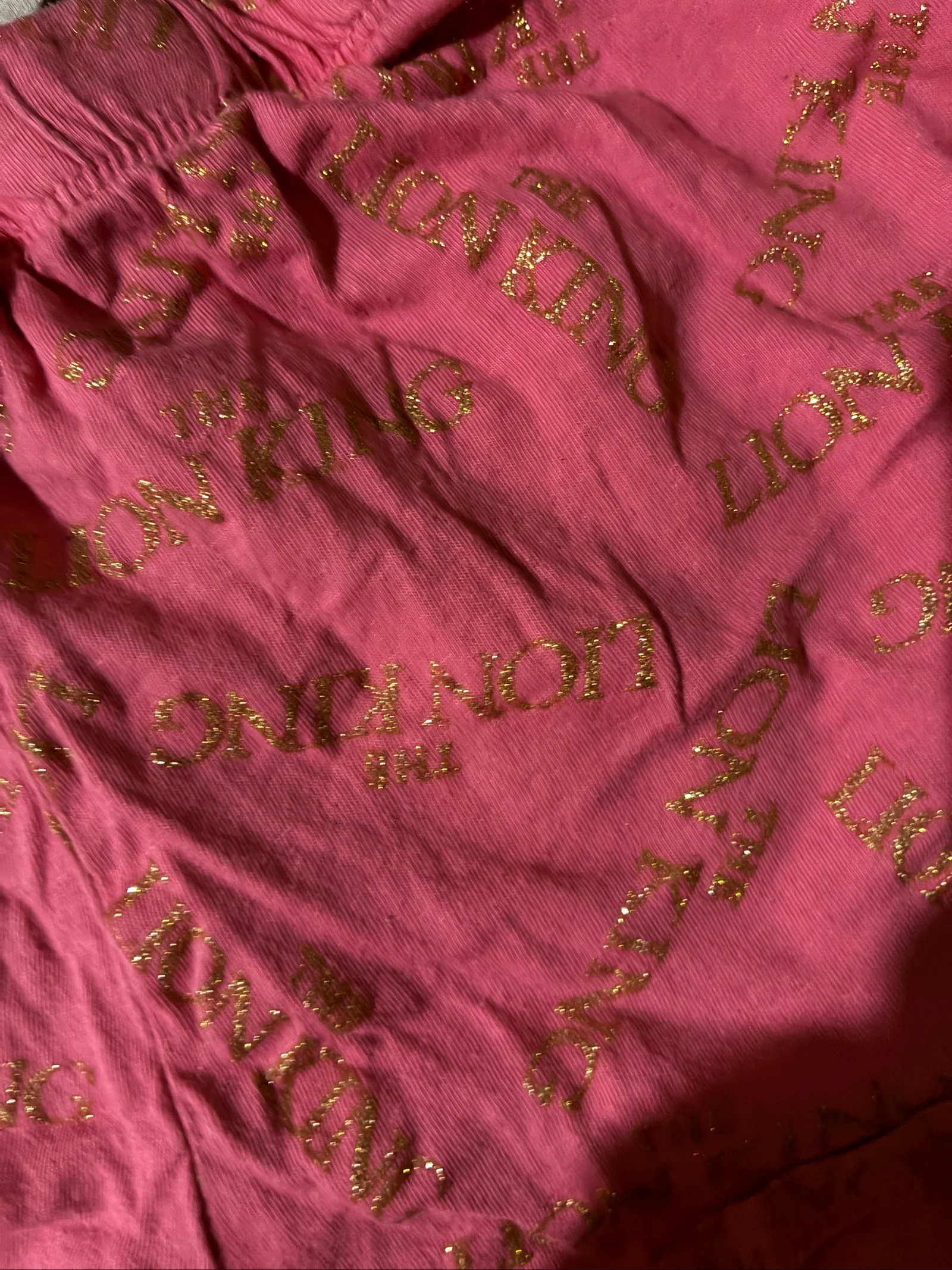 Pijama Disney El Rey León gris y rosa – Talla L – photo 6